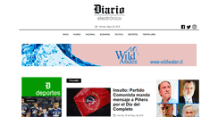 Desktop Screenshot of diarioelectronico.com